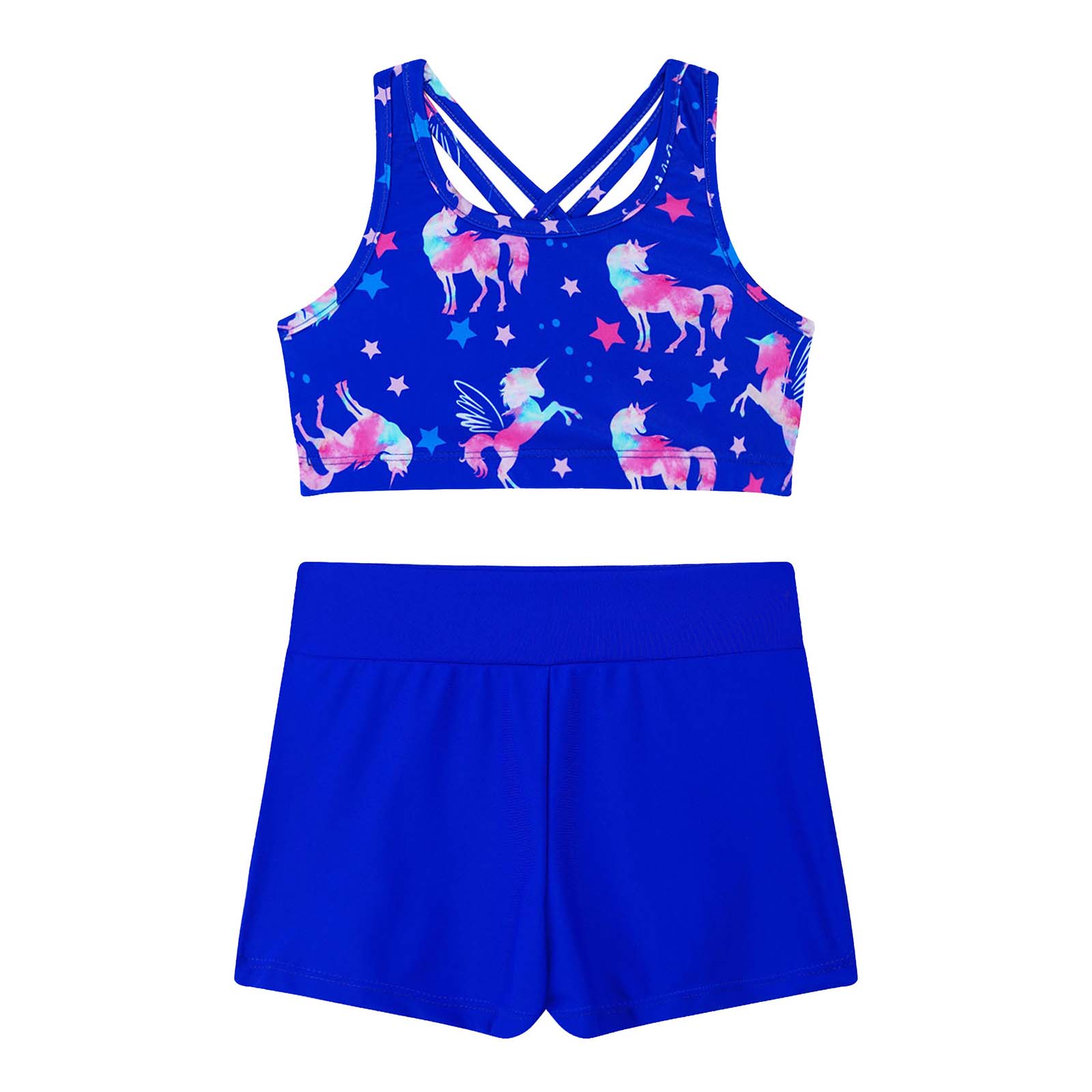 Kid Girls Children Swimsuits Swimwear Outfits Floral Printed Swimwear Swimming Bikini Bathing Suits Beachwear Summer Holiday Set