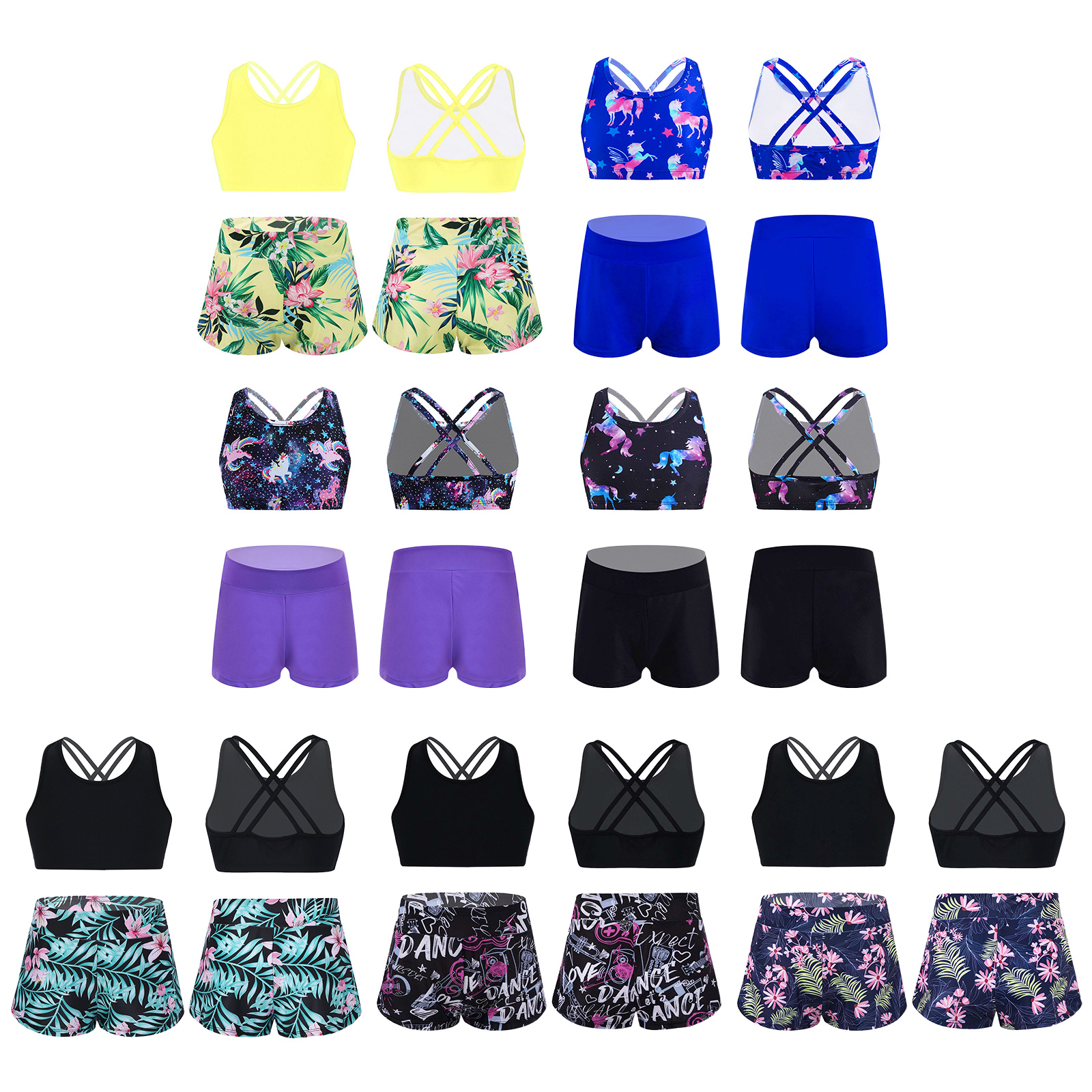 Kid Girls Children Swimsuits Swimwear Outfits Floral Printed Swimwear Swimming Bikini Bathing Suits Beachwear Summer Holiday Set