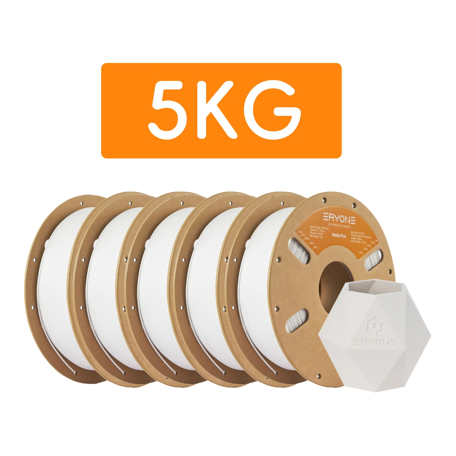 ERYONE 1/3/5/10KG New Matte PLA Filament Spool 1.75mm High Quality For 3D Printer New Arrival Overseas Warehouse