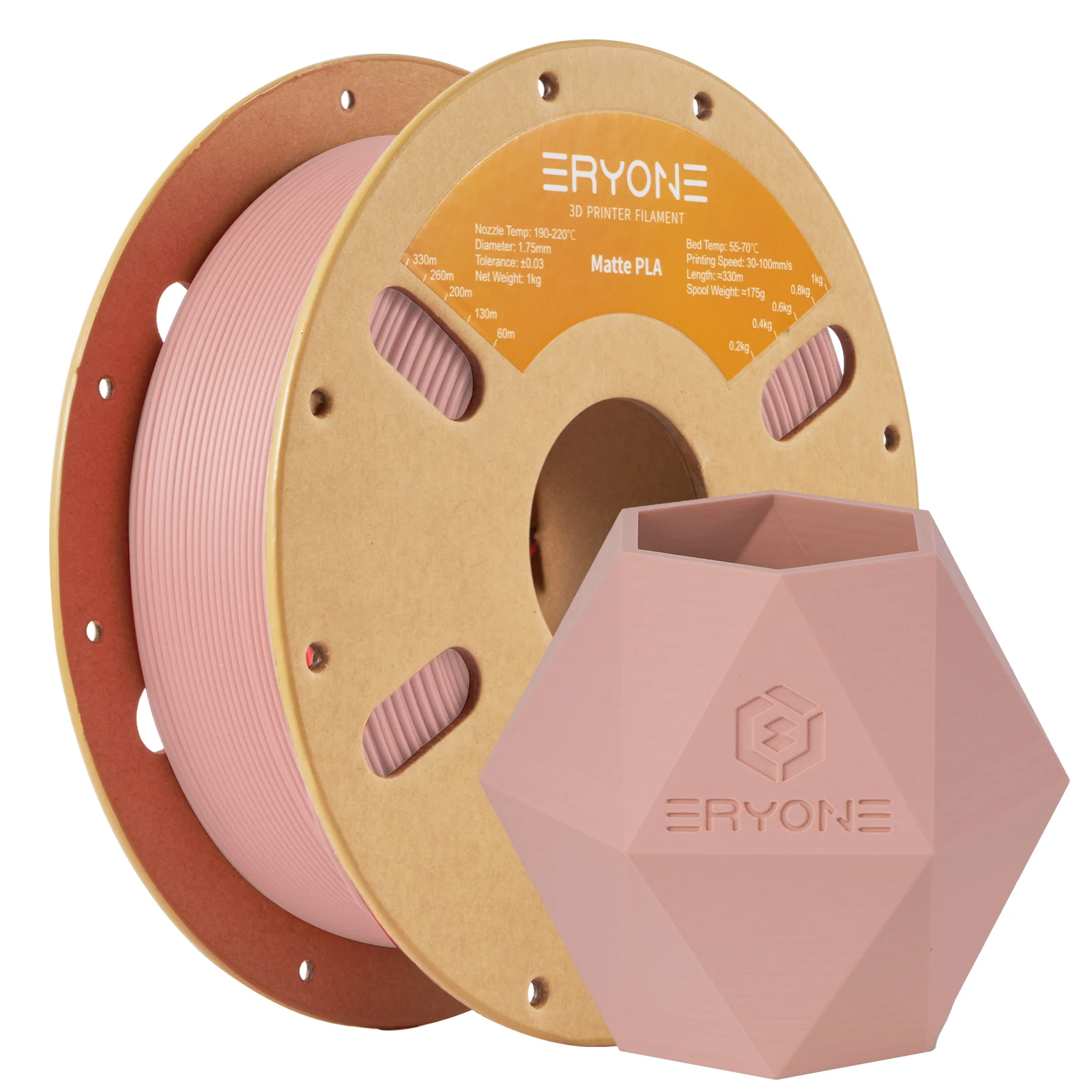 ERYONE 1/3/5/10KG New Matte PLA Filament Spool 1.75mm High Quality For 3D Printer New Arrival Overseas Warehouse