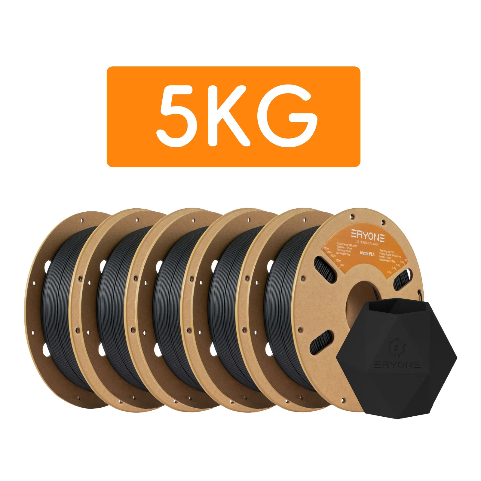 ERYONE 1/3/5/10KG New Matte PLA Filament Spool 1.75mm High Quality For 3D Printer New Arrival Overseas Warehouse