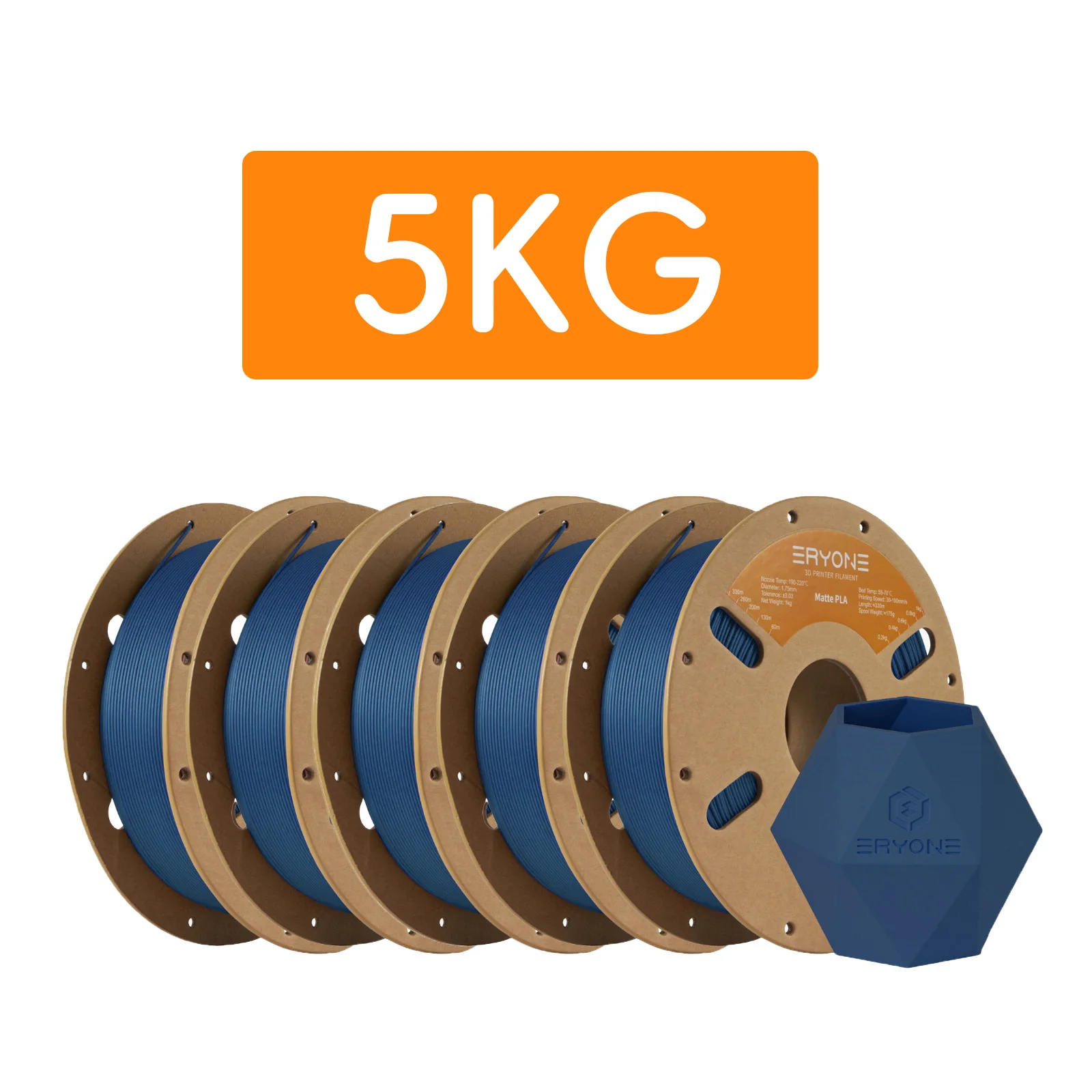 ERYONE 1/3/5/10KG New Matte PLA Filament Spool 1.75mm High Quality For 3D Printer New Arrival Overseas Warehouse