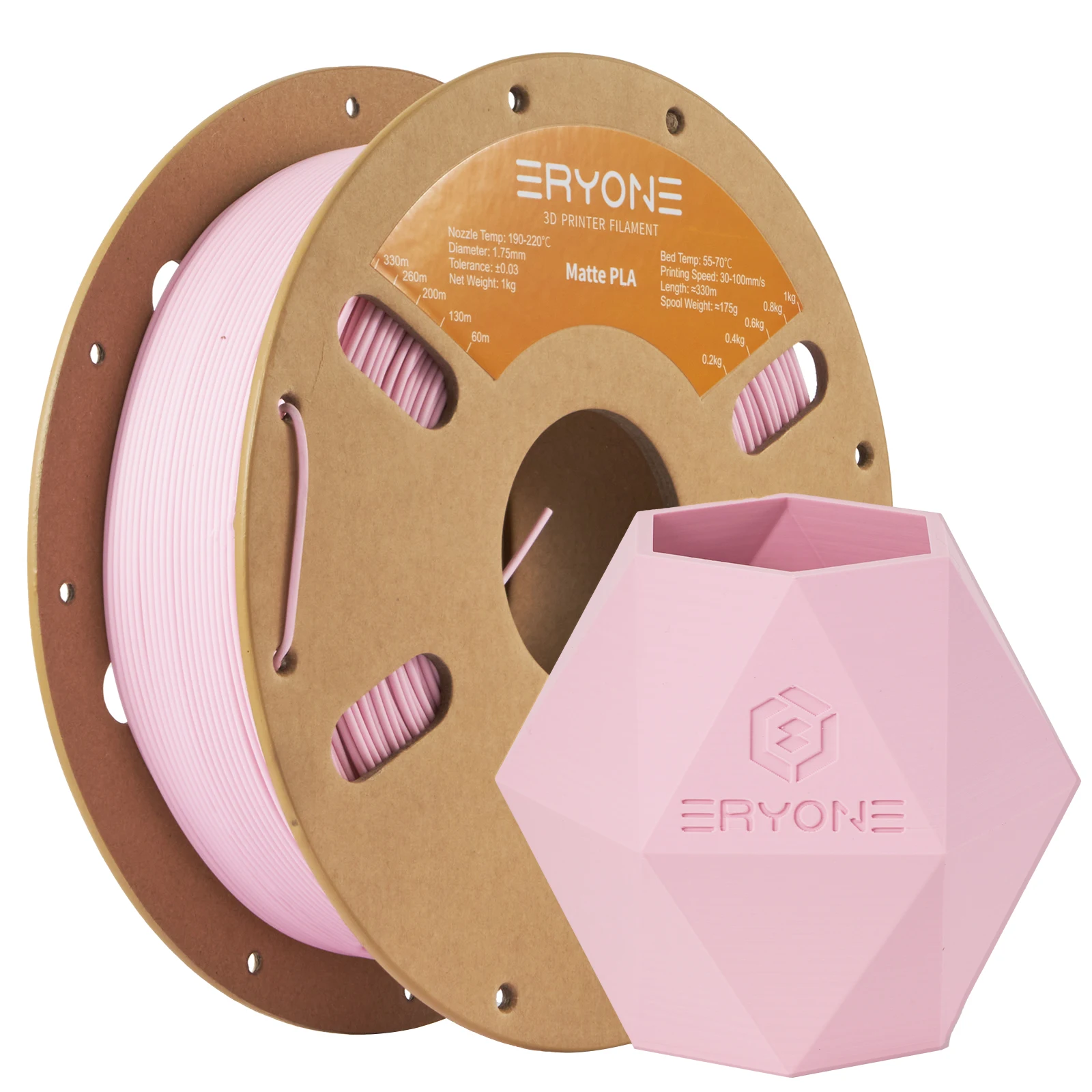 ERYONE 1/3/5/10KG New Matte PLA Filament Spool 1.75mm High Quality For 3D Printer New Arrival Overseas Warehouse