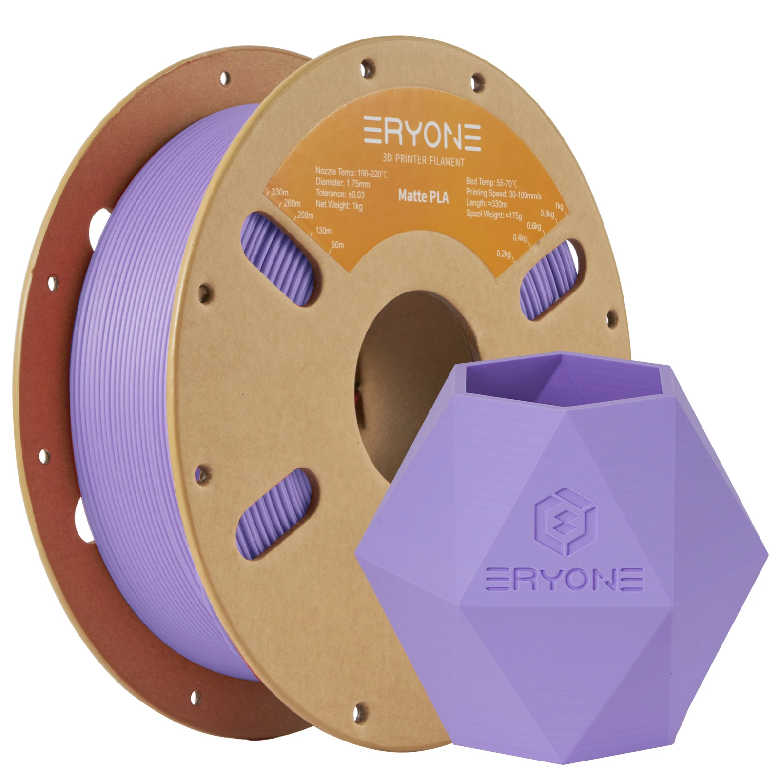 ERYONE 1/3/5/10KG New Matte PLA Filament Spool 1.75mm High Quality For 3D Printer New Arrival Overseas Warehouse