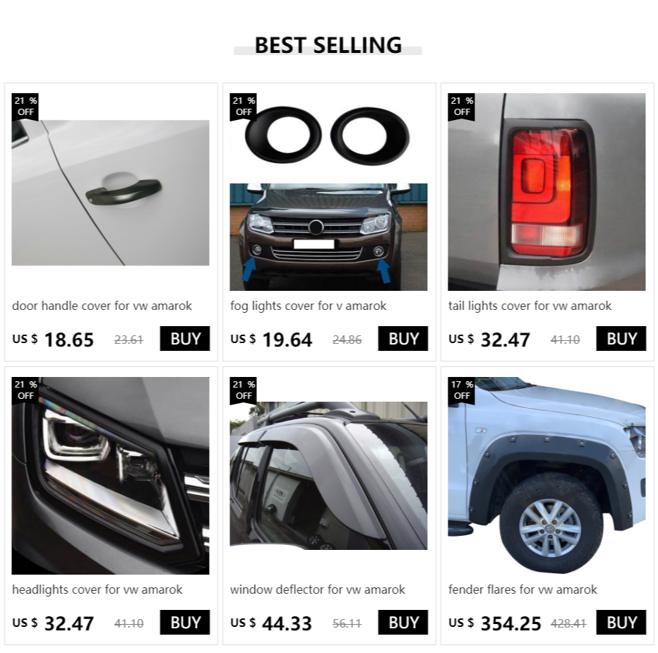 Window Deflector Window Visor For Volkswagen Amarok 2009-2022 Smoke Black Sun Rain Guards Weathershield Car Exterior Accessories