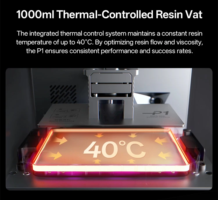 ANYCUBIC Photon P1 Resin 3D Printer Support Dual-Color&Material Printing , Precision-Ground Steel Build Plate For Hobbyists