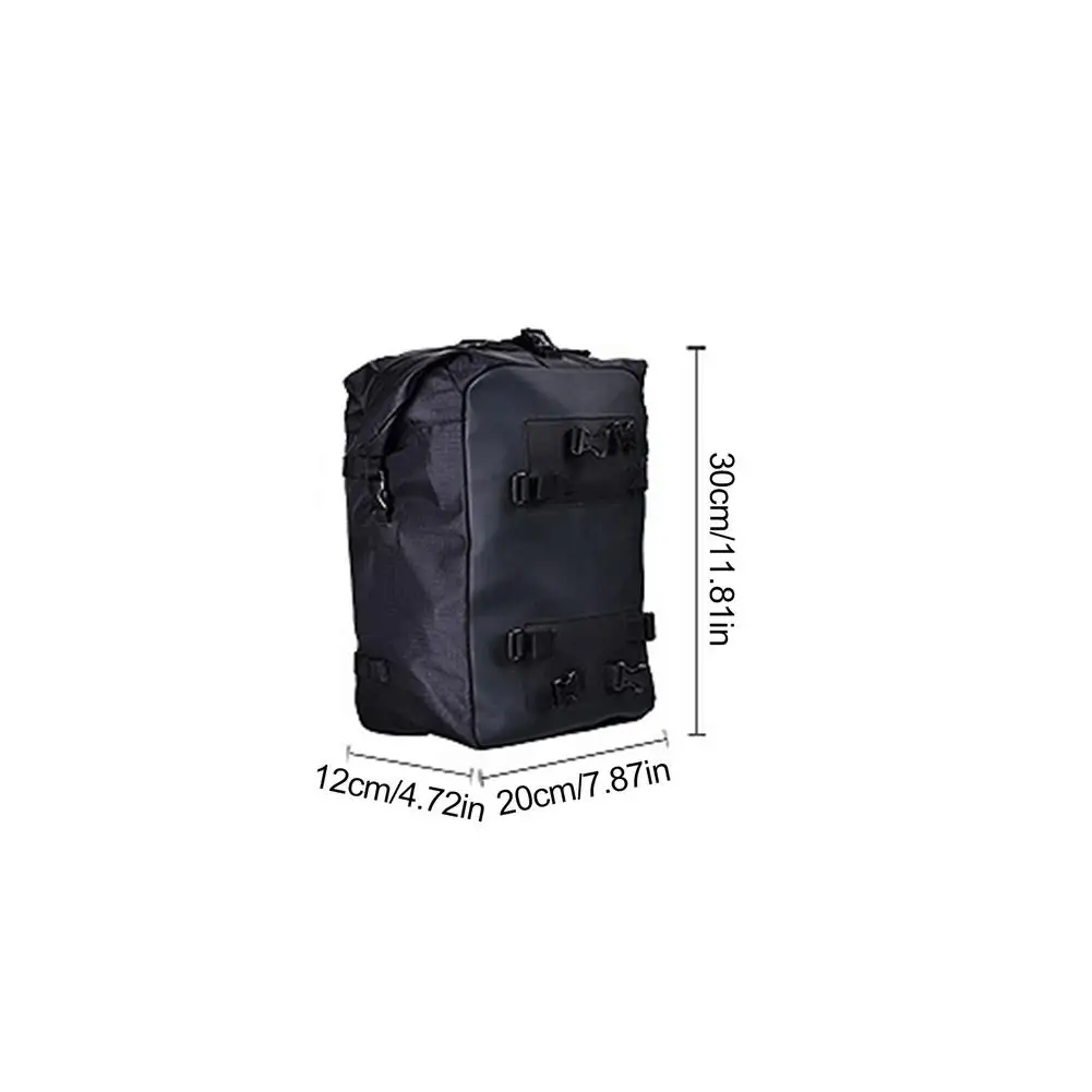 10L 20L 30L Multiple Purposes Motorcycle Tail Pack Backpack Motorbike PVC Waterproof Rear Gear Bag For Rafting Fishing Camping