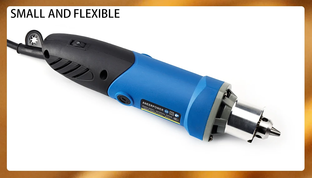 480W Mini Electric Drill Variable Speed Dremel Engraving Polishing Machine Wood Carving Rotary Tool Milling Cutter Rasp File Etc
