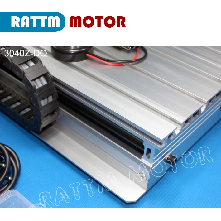 【EU】CNC MACH3 Router Engraving Milling Cutter Machine 3 Axis 3040 Z-DQ & 500W Spindle 220V LPT Port / USB post