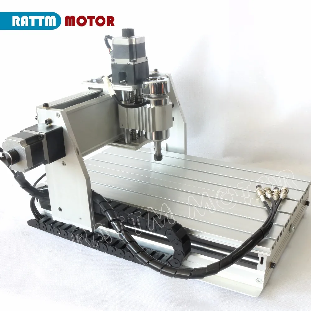 【EU】CNC MACH3 Router Engraving Milling Cutter Machine 3 Axis 3040 Z-DQ & 500W Spindle 220V LPT Port / USB post