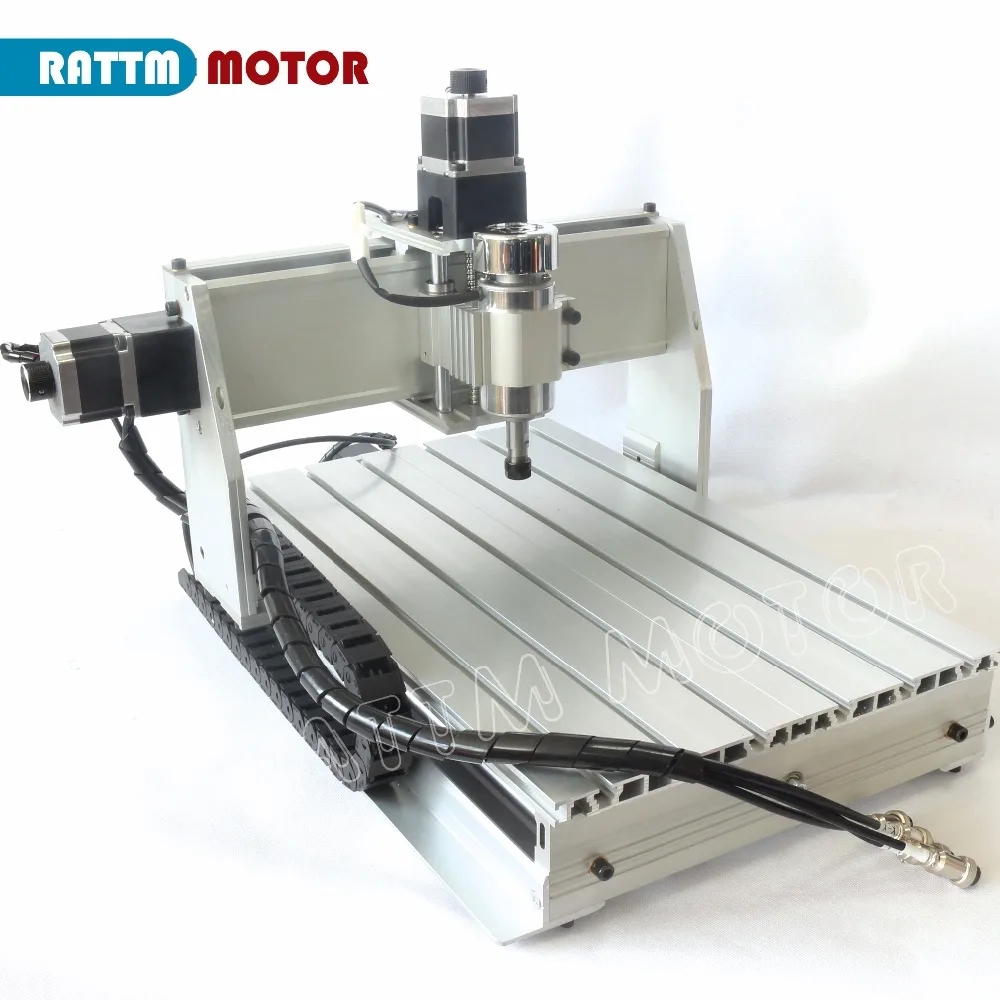 【EU】CNC MACH3 Router Engraving Milling Cutter Machine 3 Axis 3040 Z-DQ & 500W Spindle 220V LPT Port / USB post
