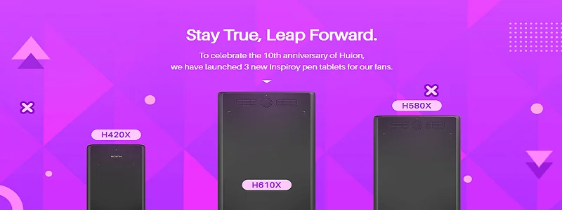 HUION Inspiroy H610X Graphics Tablets 10x6.25inches Graphic Drawing Tablet Digital Graffiti Tablets 8192 Level Medium-Size Panel