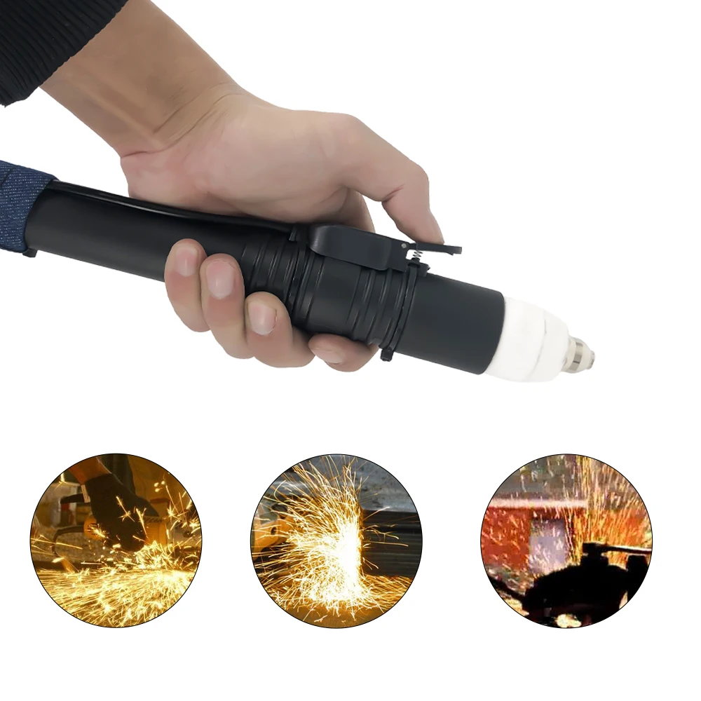 P80 Plasma Cutter Torch, 10FT/16FT/23FT Non-Touch Pilot Arc Black Straight Fit Plasma Cutter, DIY/Beginner Friendly