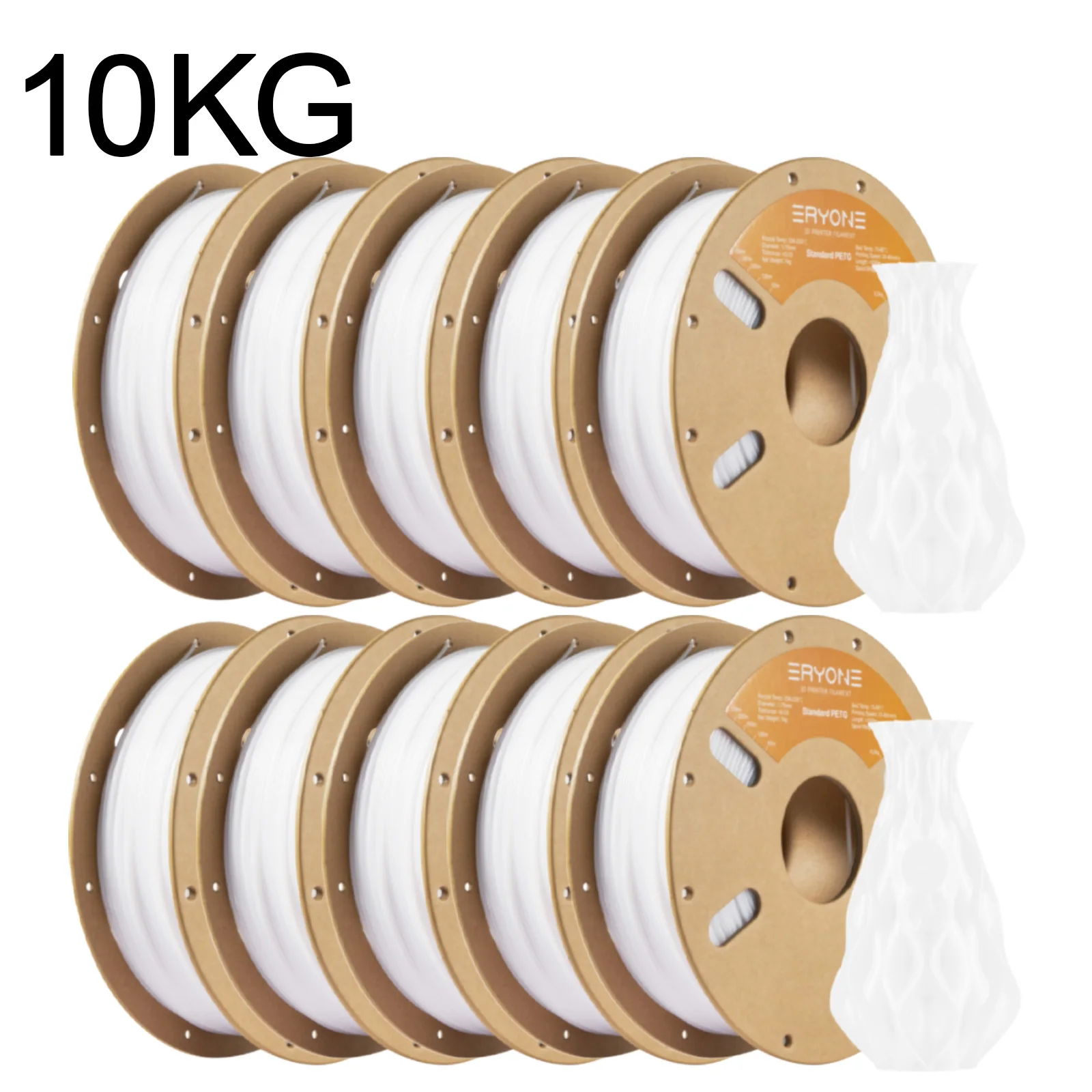 ERYONE PETG Filament 1kg 1.75mm ±0.03mm Spool For 3D Printer FDM Biodegradable Hight Quality New Arrival Fast Shipping