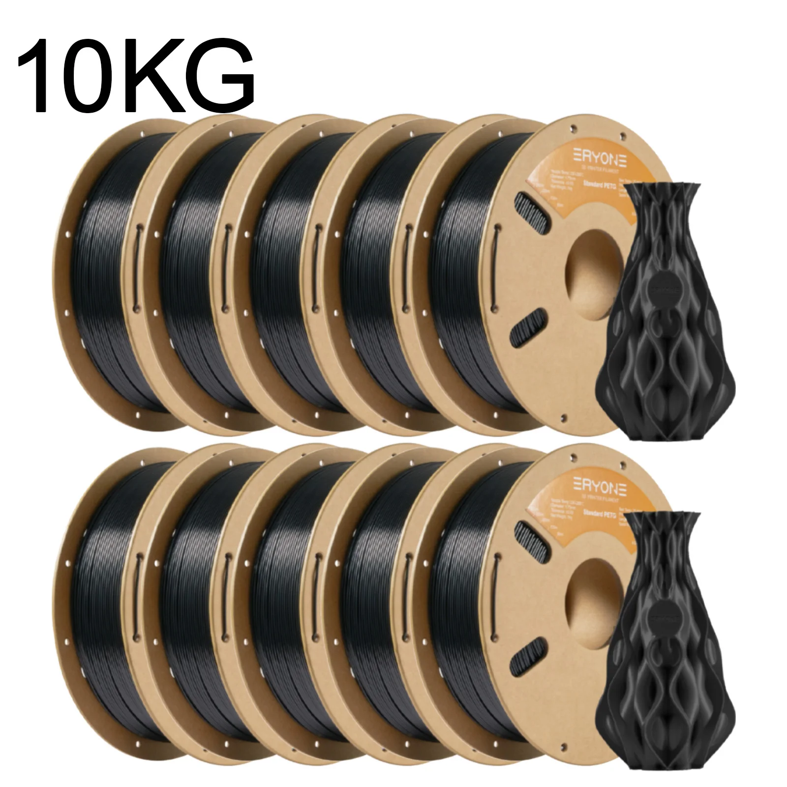 ERYONE PETG Filament 1kg 1.75mm ±0.03mm Spool For 3D Printer FDM Biodegradable Hight Quality New Arrival Fast Shipping