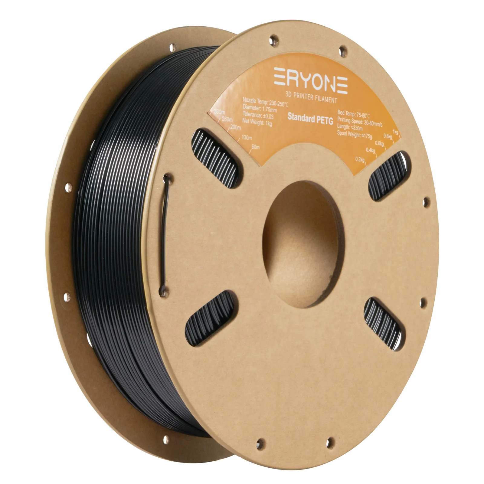 ERYONE PETG Filament 1kg 1.75mm ±0.03mm Spool For 3D Printer FDM Biodegradable Hight Quality New Arrival Fast Shipping