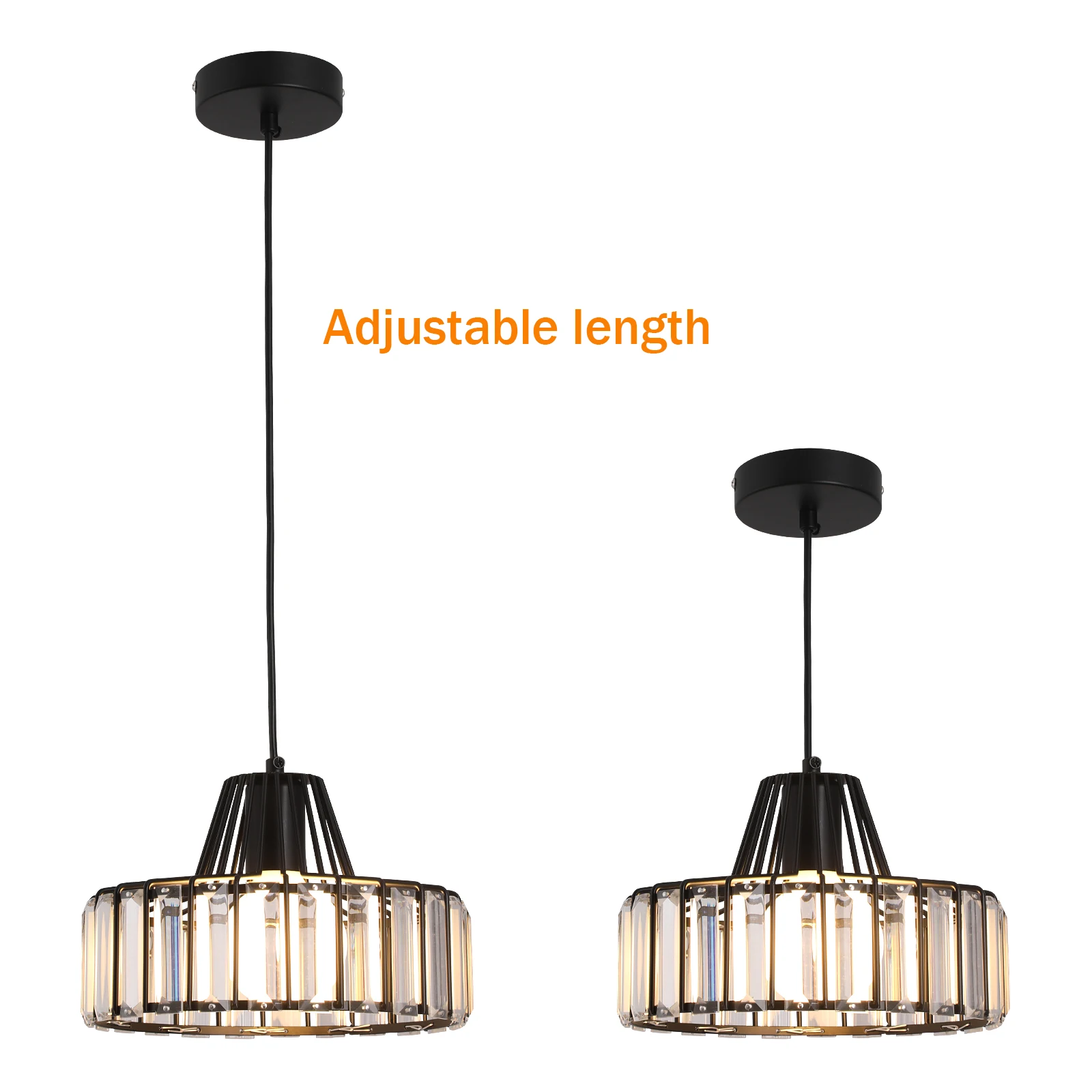 K9 Crystal Pendant Ceiling Lamp Modern Chandelier Living Room Nordic House Hanging Light Fixture Hotel Loby Hall Decor Led Lumin
