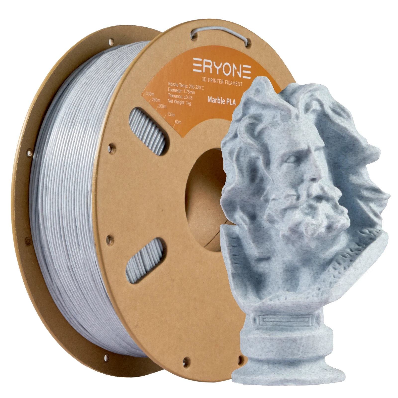 Eryone PLA Filament Marble 1.75mm 1kg For FDM 3D Printer/Pen,1kg 1Spool High Quality Fast Shipping