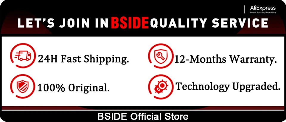 BSIDE Smart Digital Multimeter Pen Type Multitester True RMS Voltmeter DC AC Voltage Capacitance Ohm Hz Diode NCV Live tester