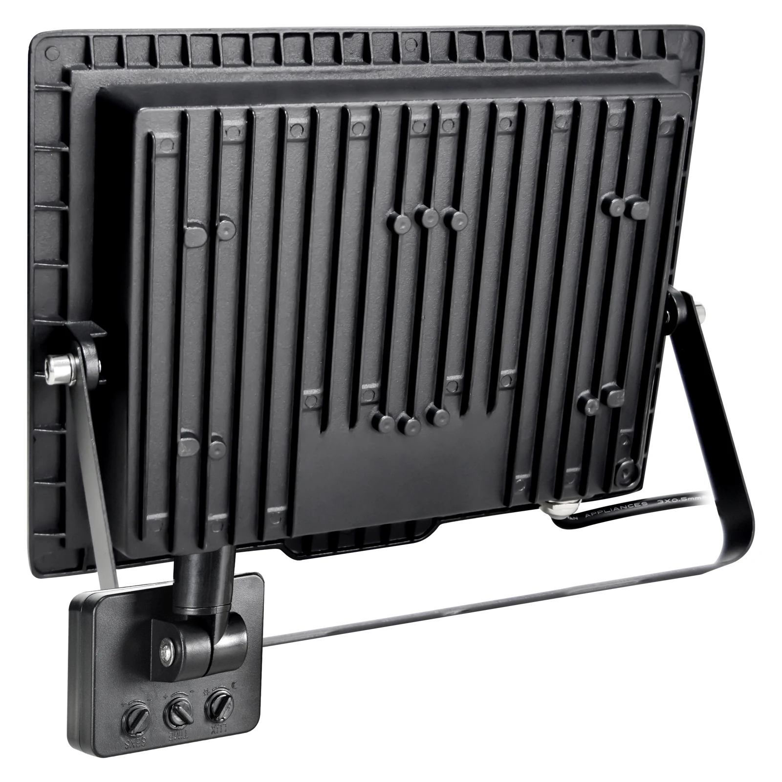 SKYWORLD 10W 20W 30W 50W 75W 100W 150W 200W Induction Led Flood Light With Adjustable PIR Sensor 110V 220V Floodlight Outdoor