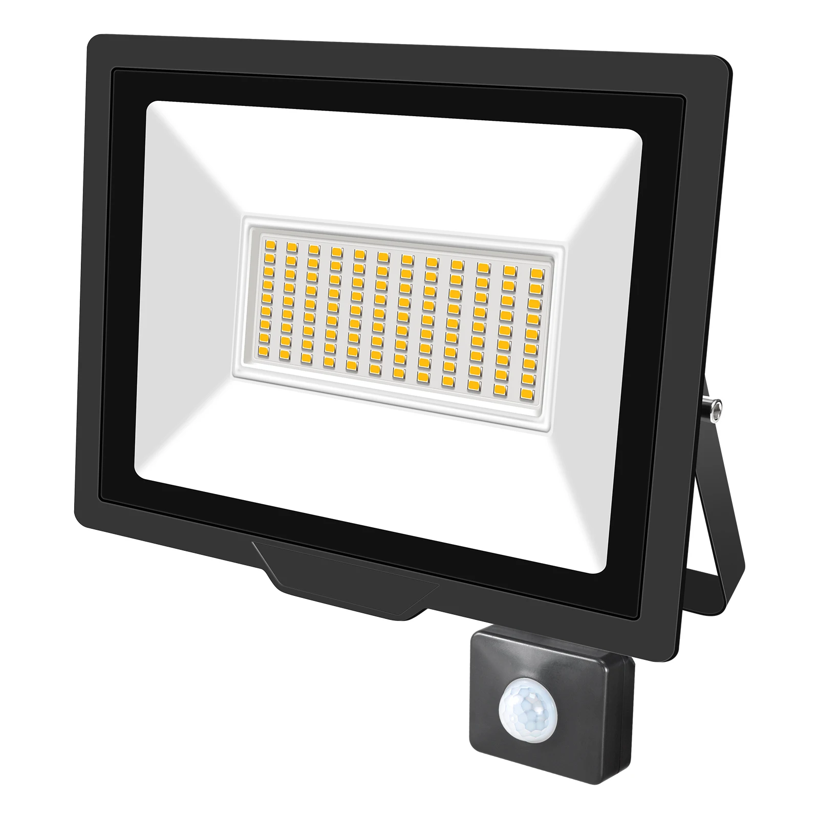 SKYWORLD 10W 20W 30W 50W 75W 100W 150W 200W Induction Led Flood Light With Adjustable PIR Sensor 110V 220V Floodlight Outdoor