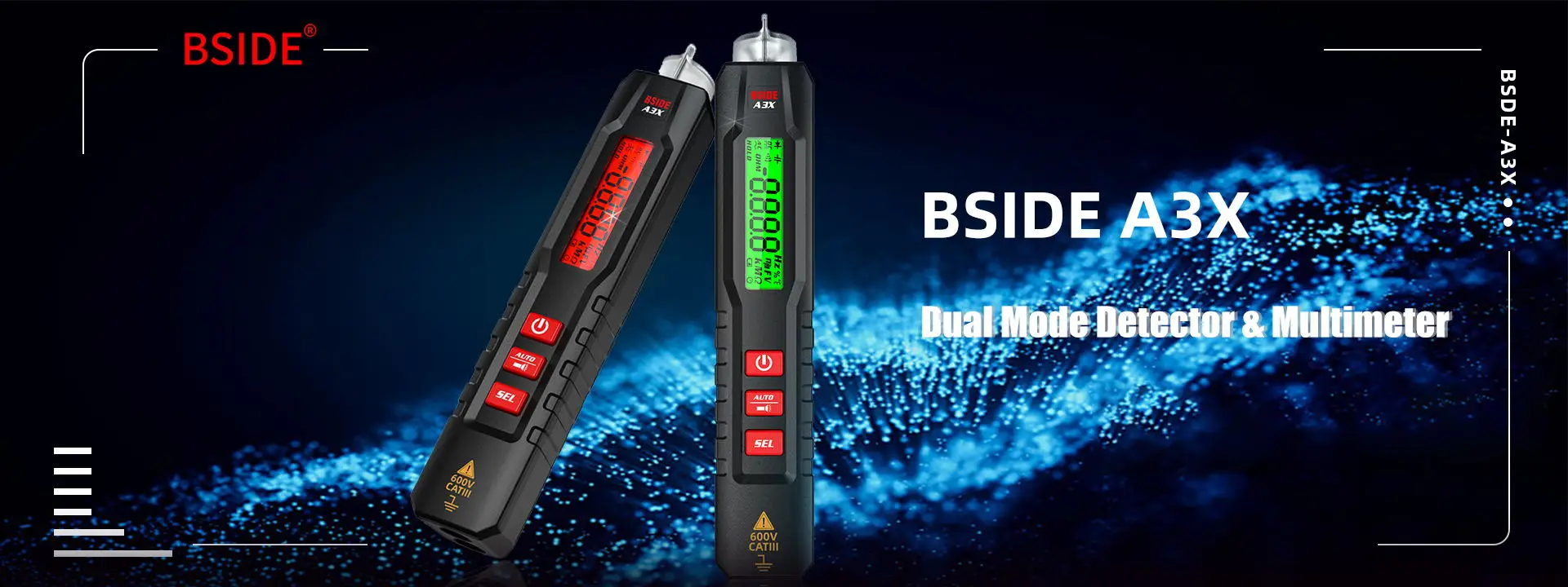 BSIDE S10 / S11 Digital Smart Multimeter Color LCD Display 9999 Digital DC AC Voltage Capacitor Ohm Diode NCV Hz Tester DMM