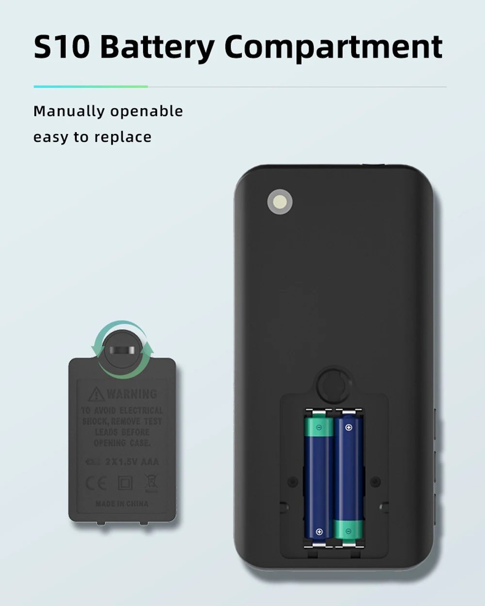 BSIDE S10 / S11 Digital Smart Multimeter Color LCD Display 9999 Digital DC AC Voltage Capacitor Ohm Diode NCV Hz Tester DMM