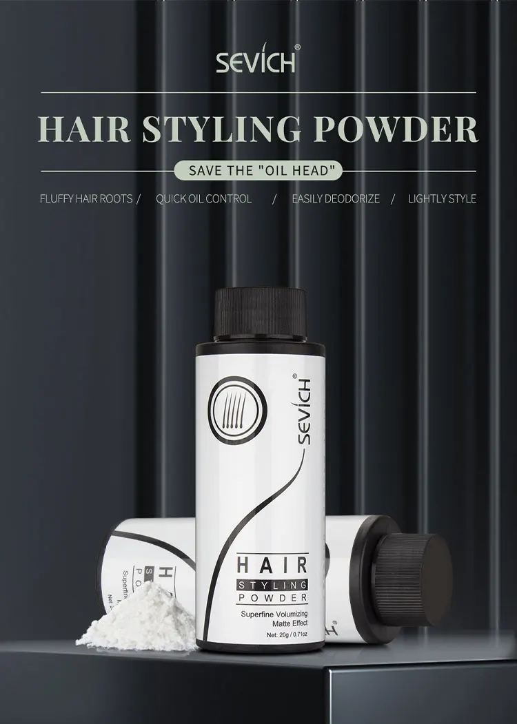 Sevich Hair Styling Powder 20g Fluffy Thin Hair Powder Spray Increases Hair Volume Captures Haircut Unisex Styling Hairspray