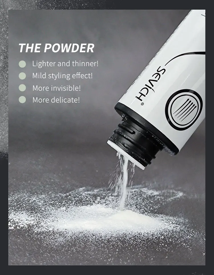 Sevich Hair Styling Powder 20g Fluffy Thin Hair Powder Spray Increases Hair Volume Captures Haircut Unisex Styling Hairspray