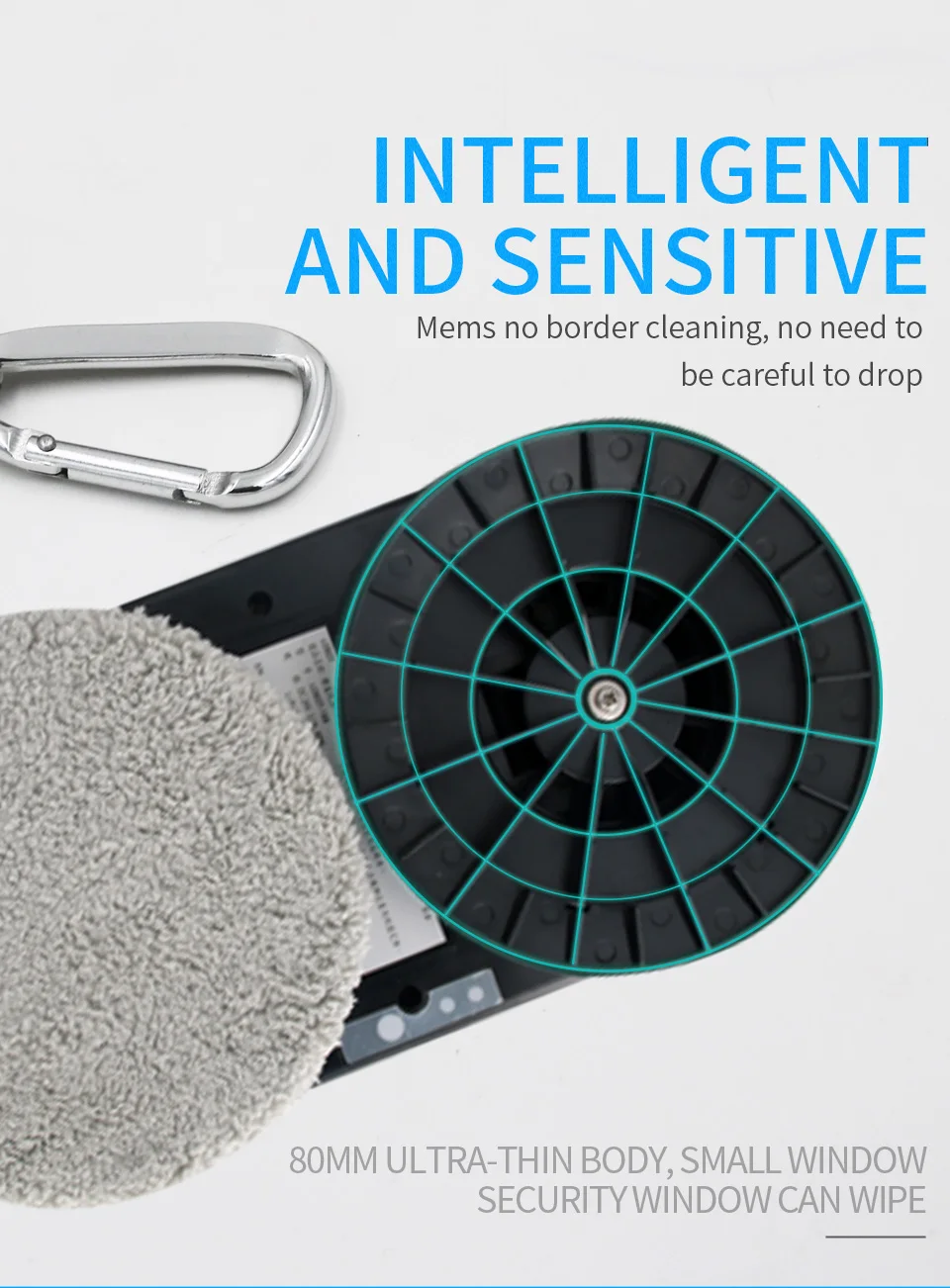 Ultra Thin Robot Vacuum Cleaner Window Cleaning Robot Window Cleaner Electric Glass Limpiacristales Remote Control for Home