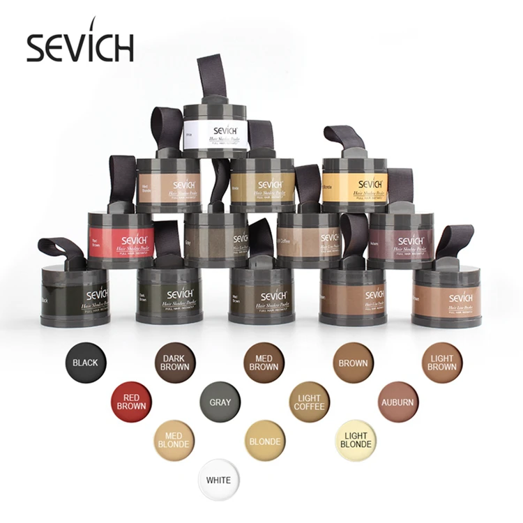 Sevich 12 Color Hairline Powder Hairline Shadow Cover Up Fill In Thinning Hair Unisex Hairline Shadow Powder Modified Gray Hair