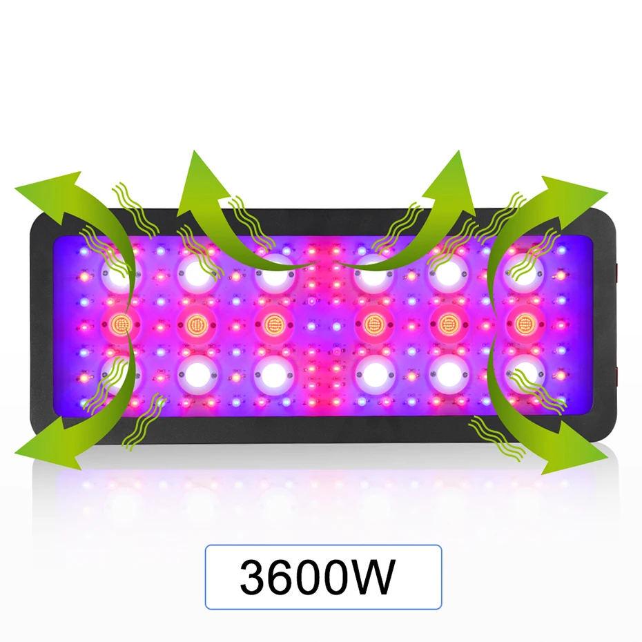 3600W COB LED Grow Light plantas phytolamp For Greenhouse Hydroponics Grow Lamp Indoor Plant Flower Seeding