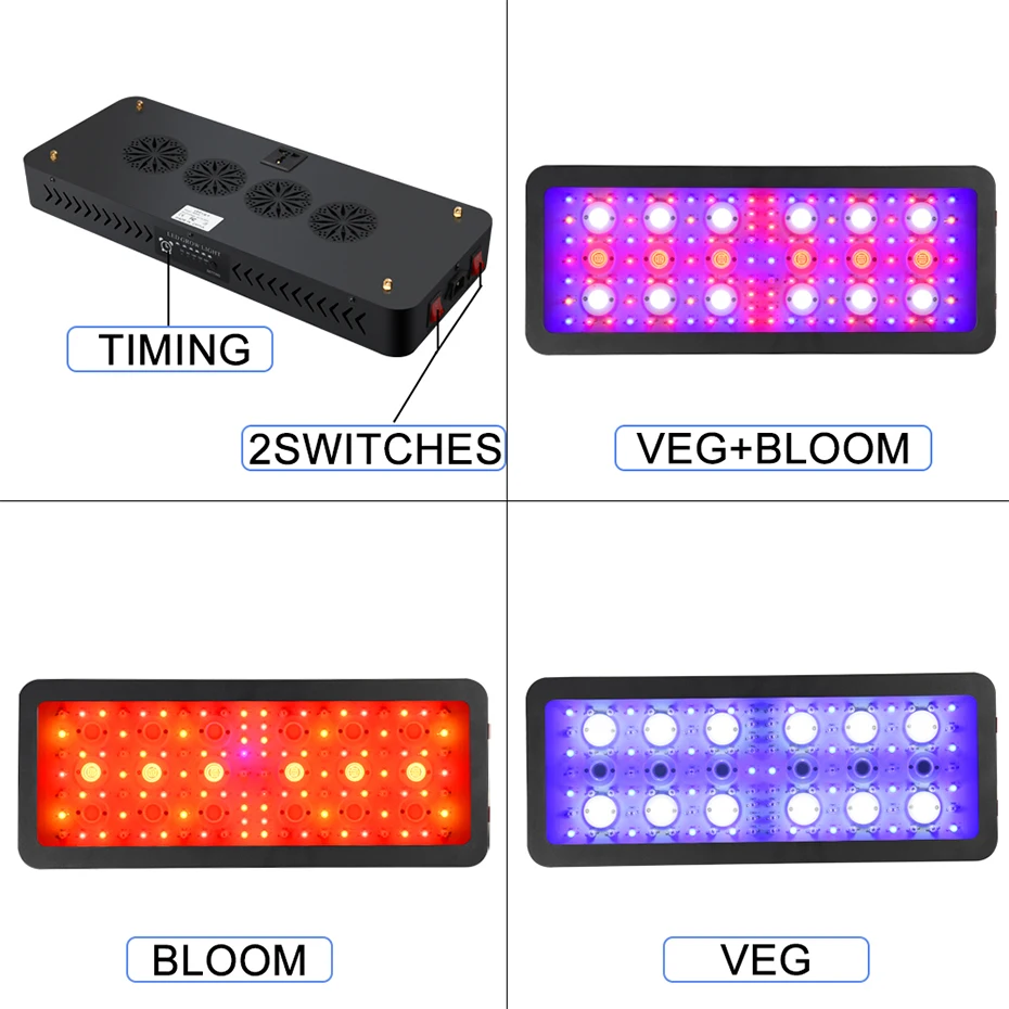 3600W COB LED Grow Light plantas phytolamp For Greenhouse Hydroponics Grow Lamp Indoor Plant Flower Seeding