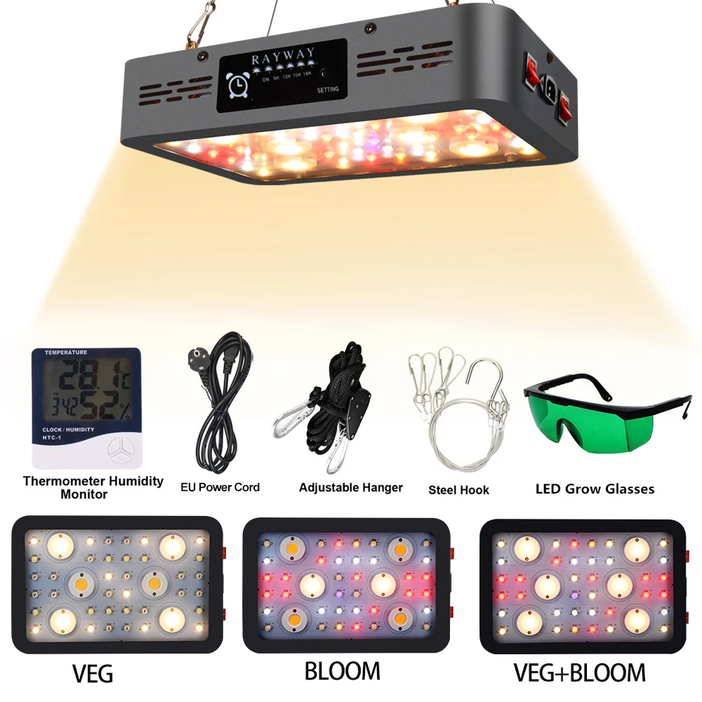 3600W COB LED Grow Light plantas phytolamp For Greenhouse Hydroponics Grow Lamp Indoor Plant Flower Seeding