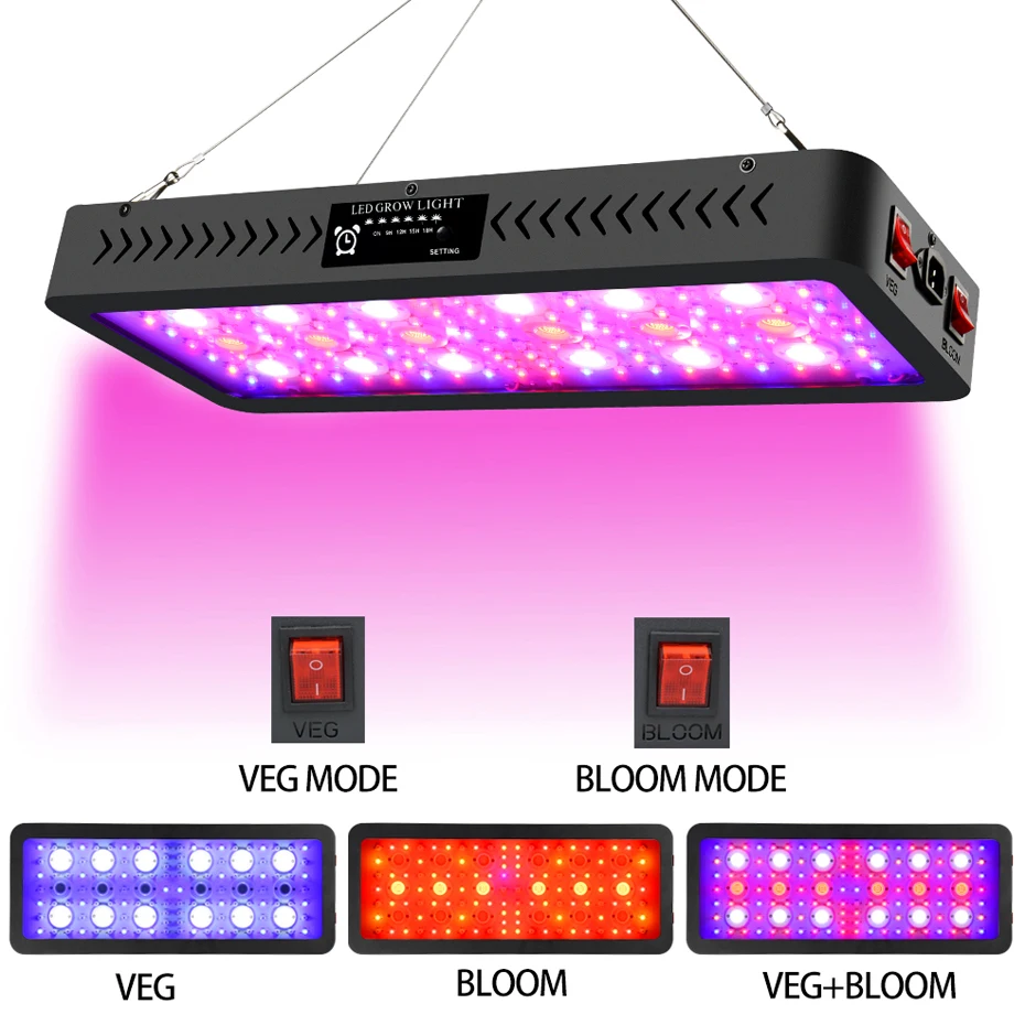 3600W COB LED Grow Light plantas phytolamp For Greenhouse Hydroponics Grow Lamp Indoor Plant Flower Seeding