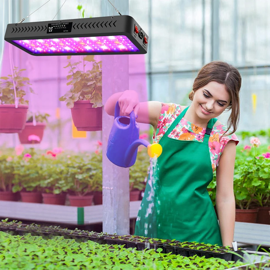 3600W COB LED Grow Light plantas phytolamp For Greenhouse Hydroponics Grow Lamp Indoor Plant Flower Seeding