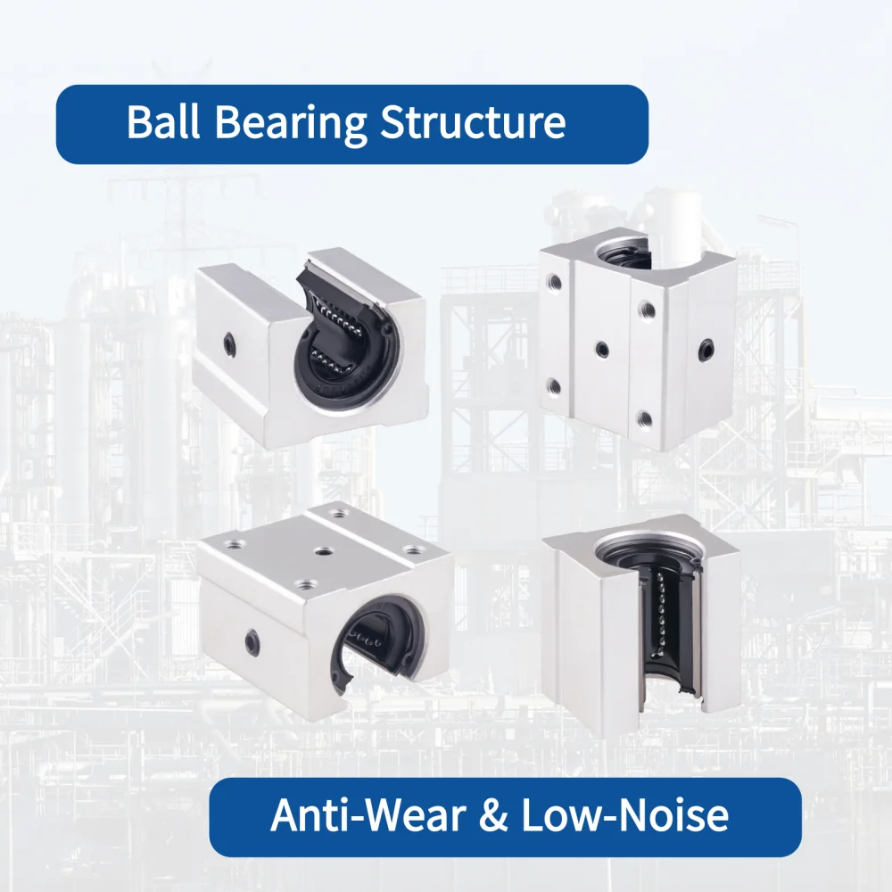 2PCS SBR12 SBR16 SBR20 20mm Linear Guide Rail 300-1500mm Fully Supported Linear Rail with SBR16UU Linear Bearing Block CNC Part