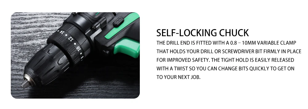 25V 21V Wireless Hand Electric Drill Impact Cordless Lithium Battery Screwdriver For Decorating House Drilling Screws Power Tool
