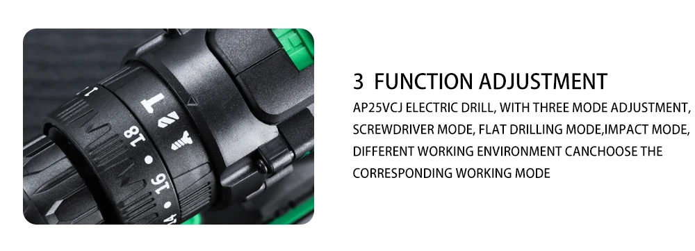 25V 21V Wireless Hand Electric Drill Impact Cordless Lithium Battery Screwdriver For Decorating House Drilling Screws Power Tool