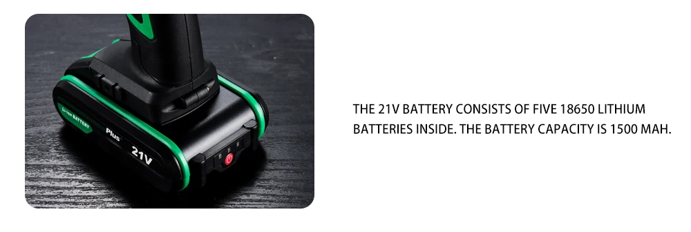 25V 21V Wireless Hand Electric Drill Impact Cordless Lithium Battery Screwdriver For Decorating House Drilling Screws Power Tool