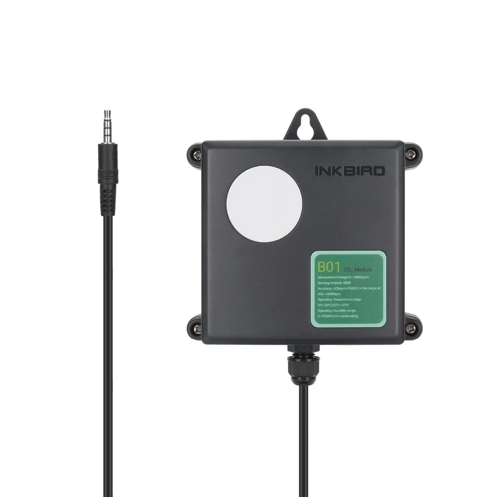 INKBIRD ICC-500T Digital CO2 Controller Programmable CO2 Controller&Monitor for Agricultural Livestock Industries Ventilation