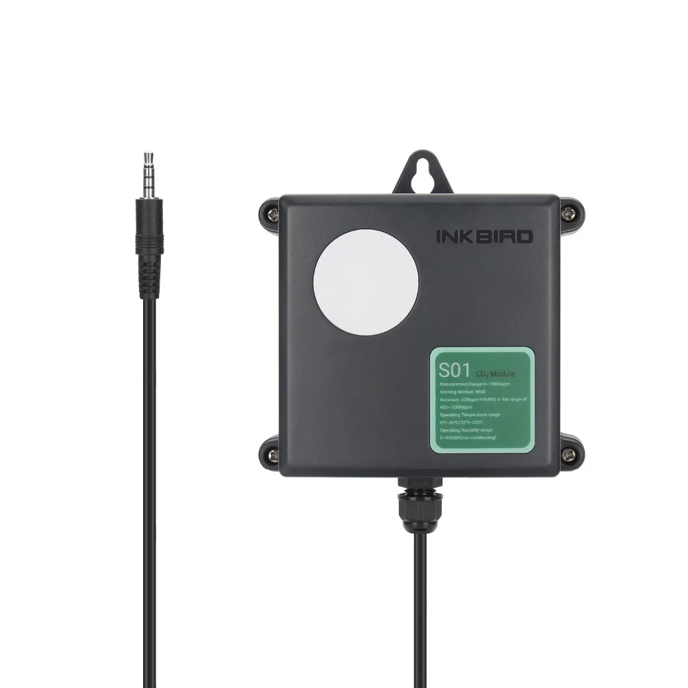 INKBIRD ICC-500T Digital CO2 Controller Programmable CO2 Controller&Monitor for Agricultural Livestock Industries Ventilation
