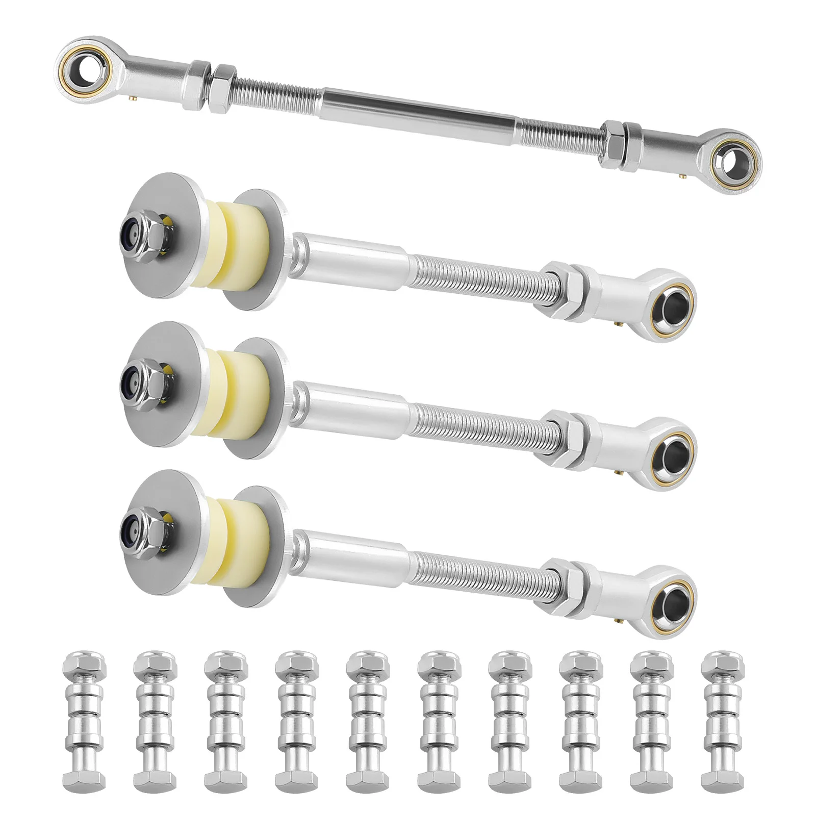 Front Rear Extended Adjustable Sway Bar Link Kit for Nissan Armada Gu Y61 1997-2016 Easy to Replace