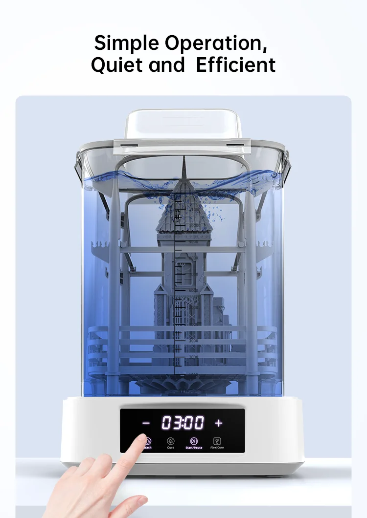 ANYCUBIC Wash & Cure 3 Plus Washing Curing 2 in 1 Machine For Photon Mono M7 LCD 3D Printer 3D Printing Models