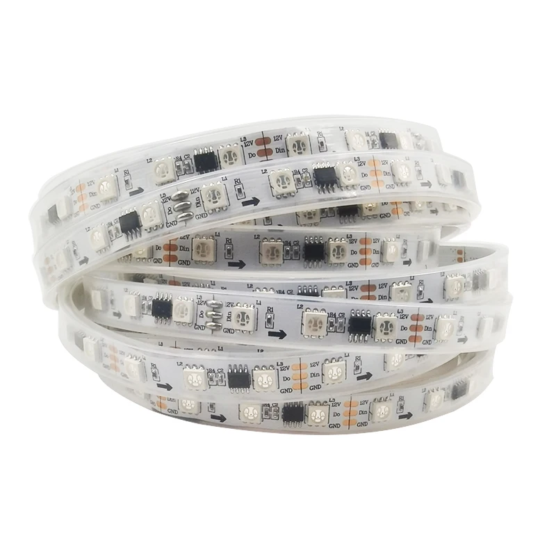 DC12V 5 M WS2811 LED Pixel Bande Rgb Colour 5050 LED Bande Ruban Flexible Adressable LED Bande 1 IC Control 3 Leds Lights