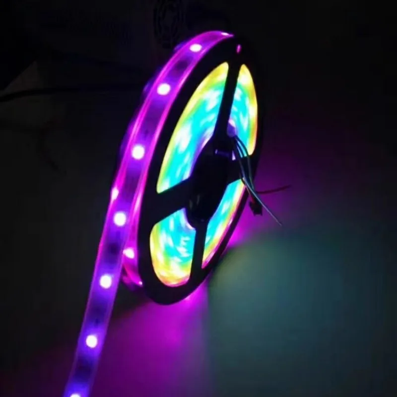 DC12V 5 M WS2811 LED Pixel Bande Rgb Colour 5050 LED Bande Ruban Flexible Adressable LED Bande 1 IC Control 3 Leds Lights