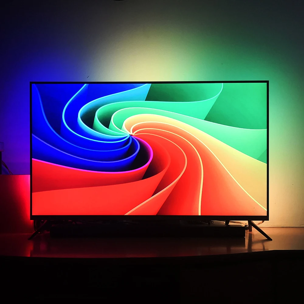 Ambient Light USB LED Strip Light 5050 RGB Dream Color Ws2812b Strip For TV Desktop PC Screen Backlight Lighting 1M 2M 3M 4M 5M