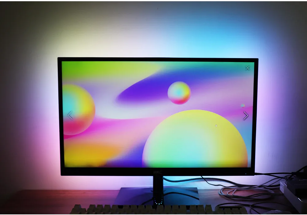 Ambient Light USB LED Strip Light 5050 RGB Dream Color Ws2812b Strip For TV Desktop PC Screen Backlight Lighting 1M 2M 3M 4M 5M