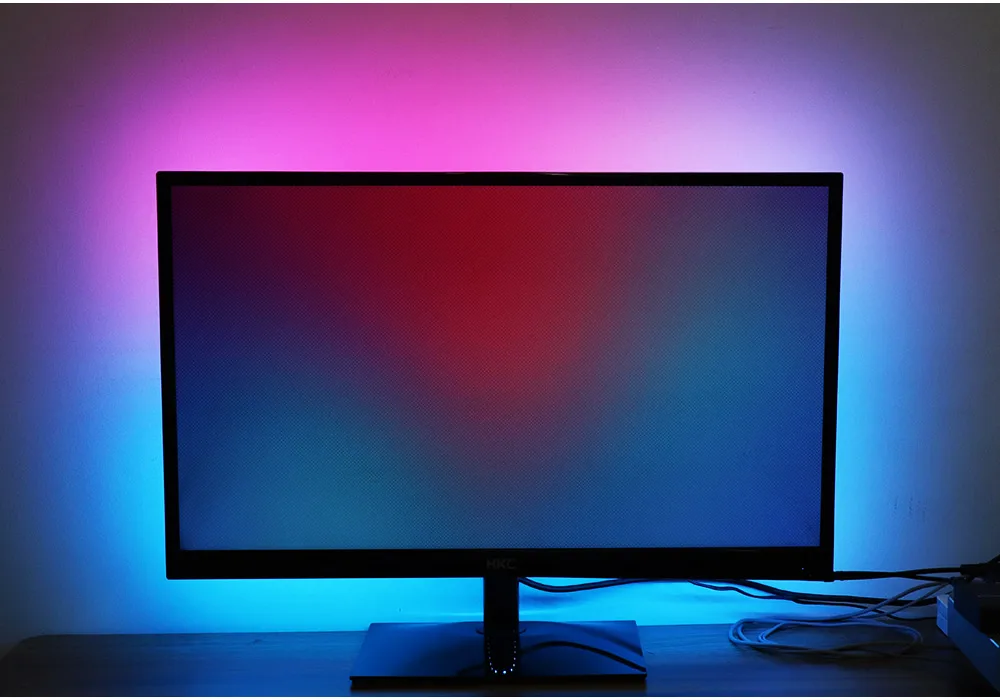 Ambient Light USB LED Strip Light 5050 RGB Dream Color Ws2812b Strip For TV Desktop PC Screen Backlight Lighting 1M 2M 3M 4M 5M