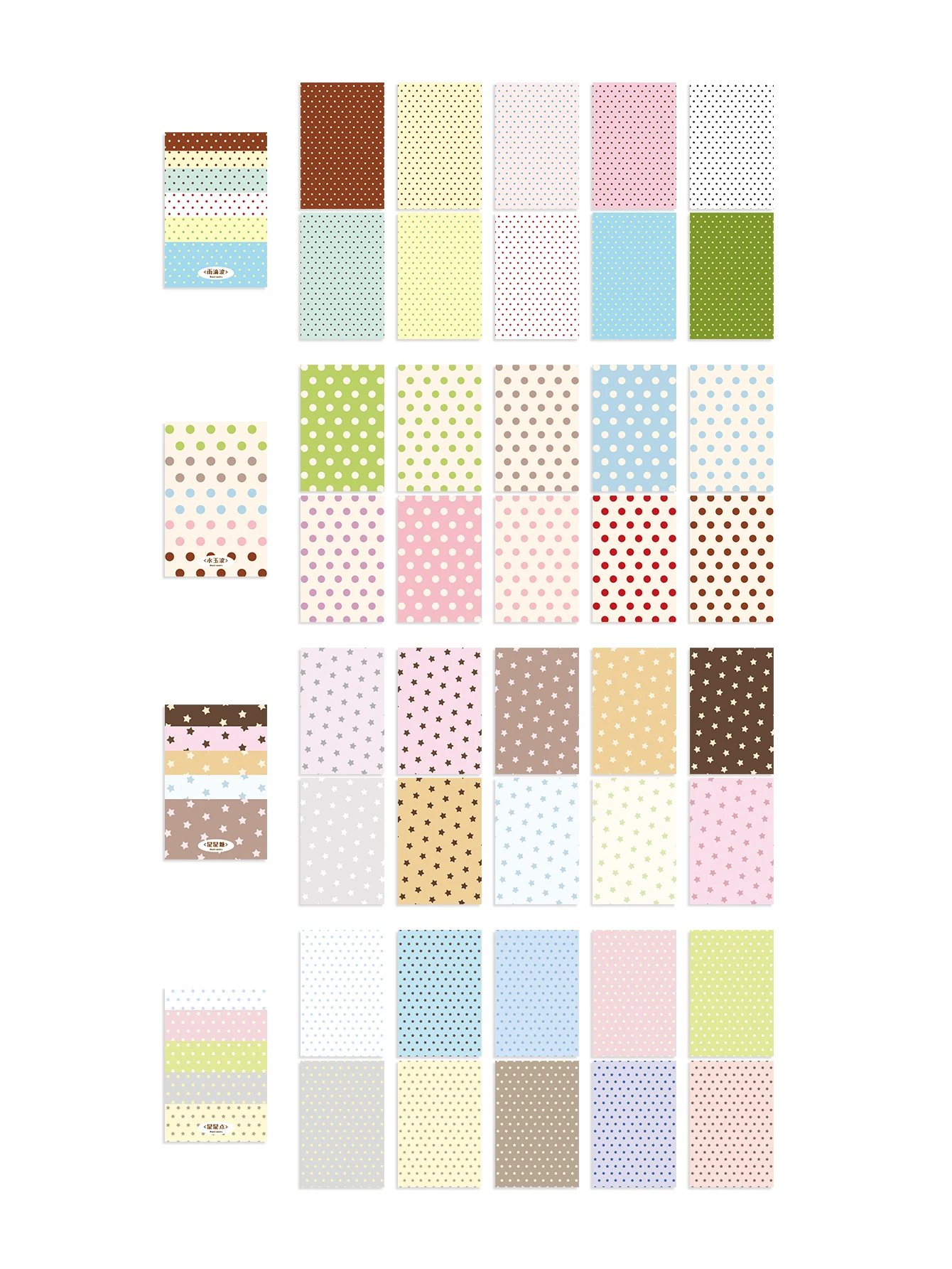 A7 Polka Dot Memo Pad Tearable Double Sided Scrapbook Paper Writing Journal Planner Scrapbooking Supply 100 Sheets